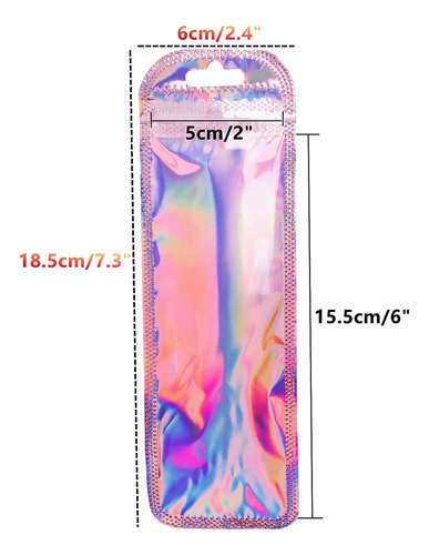 Bolígrafo Holográfico Resellable, 100 Unidades, Bolsa A Prue