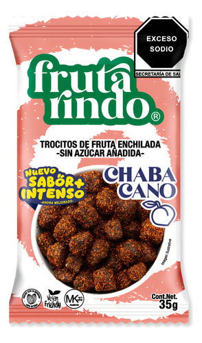 Frutarindo Chabacano Display 12 Piezas 35gr