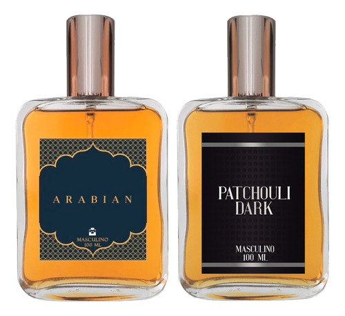 Kit Perfume Masculino - Arabian + Patchouli Dark 100ml