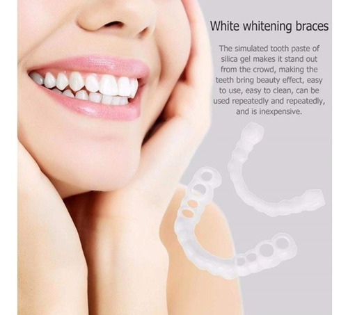 3 Pares De Dentaduras Postizas Artificiales De Silicona