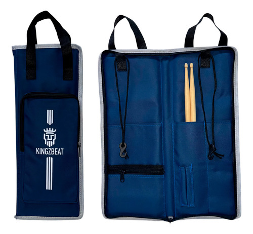 Batería Kingzbeat Ckg 2026 Bombo Virgen 22 Caoba 5 Color Dark Blue Blast