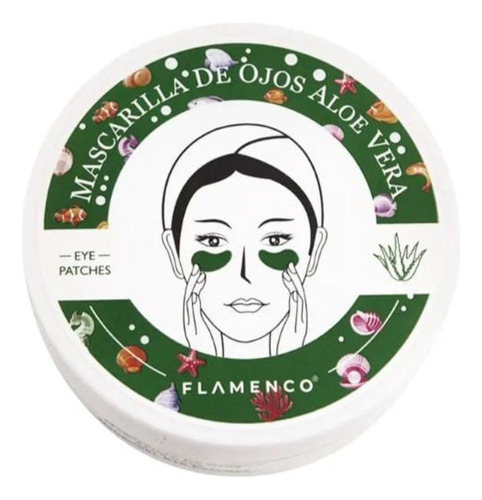 Mascarillas De Ojos Hidratacion Profunda Aloe Vera Flamenco