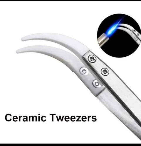 Pinza Curva De Ceramica Inversa