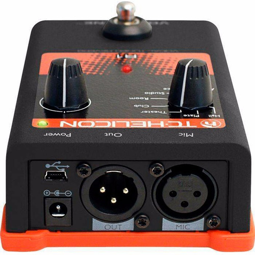 Tc Helicon Pedal Voicetone R1 Reverb Para Voz Voice Tone