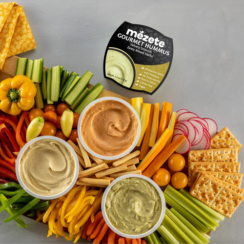 Mezete Zaatar Hummus, Salsas Y Untables 100% Naturales, Sals
