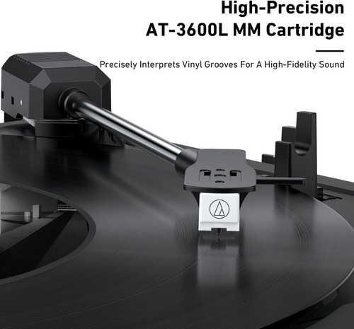 Reproductor Vinilo Bluetooth Hi-fi Cartucho Tocadiscos