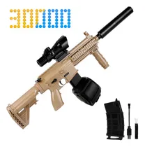 Comprar Pistola De Hidrogel  Rifle Lanzador De Gel Automática M416 Marrón Claro