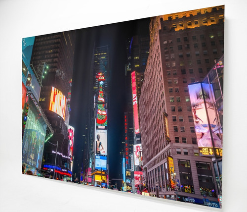 Cuadro Decorativo Noche En New York City 120x80cm ! Color Negro