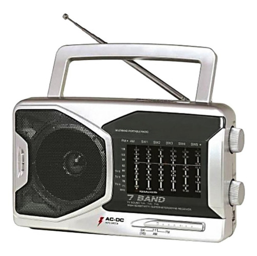 Radio Unisef Dual Am/fm/sw1 7 Bandas R-923