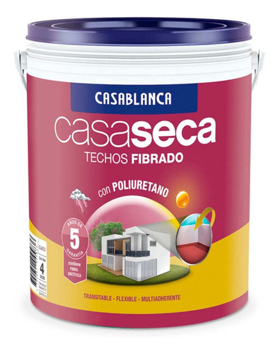  Casaseca  Techos Fibrado Poliuretano X 5kg Proveesur