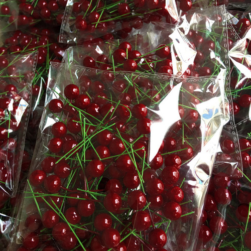 100 Unidades De Simulação Cherry Artificial Lifelike Cherry