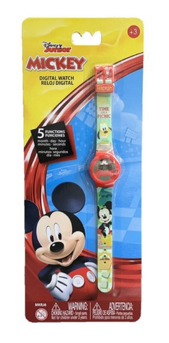 Reloj Digital Disney Mickey 5 Funciones Cod Mkrj6