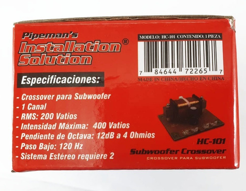 Imagen 6 de 6 de Divisor De Frecuencias Para Parlantes Sub Woofers Crossover