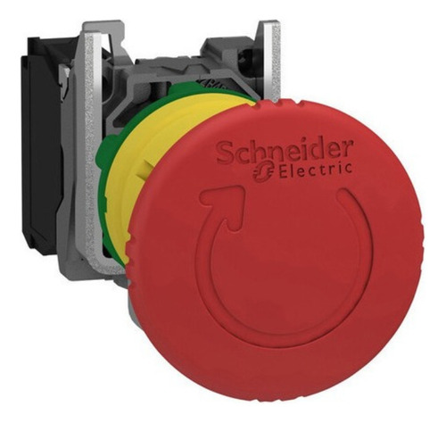 Pulsador Hongo Xb4 Schneider Emerg. Pulsar-girar Xb4bs8442