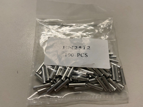 100 Pcs 14 Gauge Wire Ferrule Amplifier Power Tin Copper Bbv