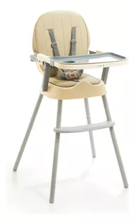 Silla De Comer 3 En 1 Tapizada Booster 665 Love Color Beige