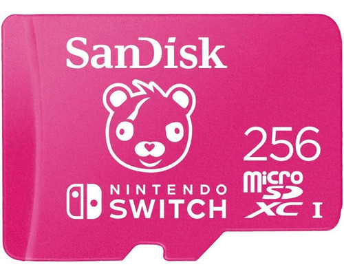 Tarjeta De Memoria Sandisk Micro Sd 256gb Nintendo Fornite