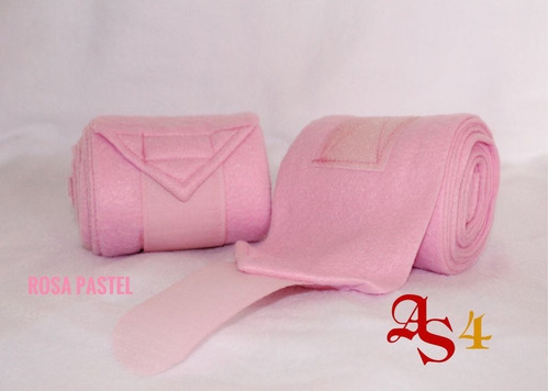 Vendas De Descanso Para Caballo Rosa Pastel 4 Piezas