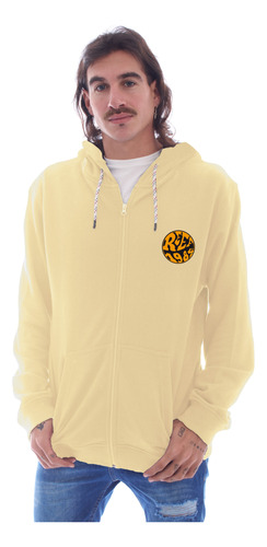 Buzo Hombre Reef Con Cierre Y Capucha Hoodie - Casual