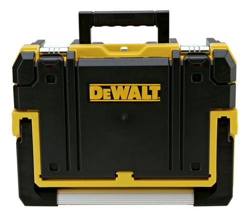 Caixa de ferramentas DeWalt DWST17808 de plástico 333mm x 440mm x 183mm preta e amarela