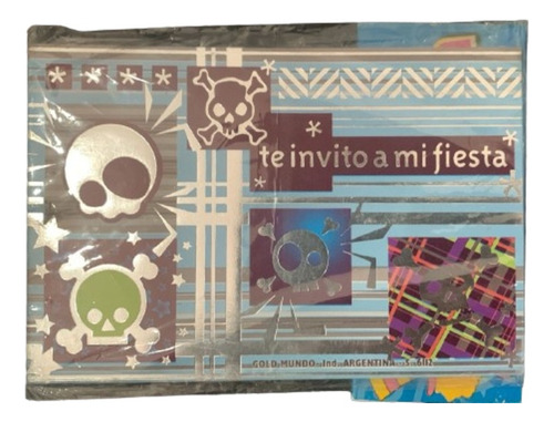 Invitaciones Fiesta X 10 De Calavera Cotillon Toda Ocasion 