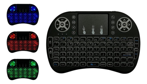 Makerspot Wireless Mini Keyboard 2.4ghz Con Panel Táctil Y M
