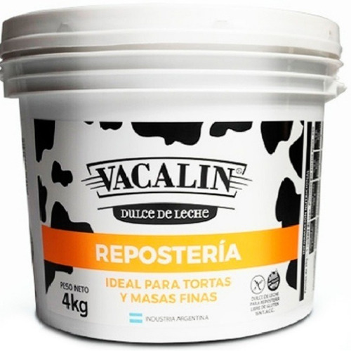 Dulce De Leche Repostero Vacalin Precio X Kg Minimo 10 Kg