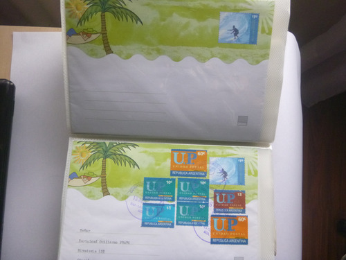 Sobres Modernos De Correo Argentino (56) Prefranqueados