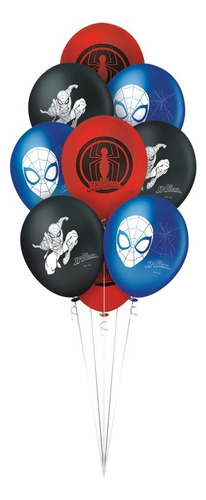 Balão - Bexiga Homem Aranha - Spider Man - 25 Unidades 