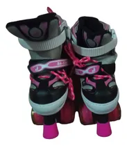 Comprar Patines Regulables Talla M 34 Al 37 4 Ruedas Luces Ruedas