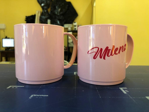 Taza Personalizada Estampada Plástica