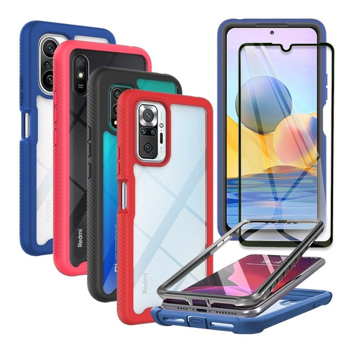 Funda Aura Para Xiaomi Poco F3 5g Proteccion 360 Uso Rudo