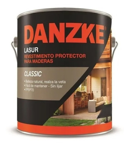 Danzke Lasur Impregnante Madera Brillante - Tipo Cetol - 4 L