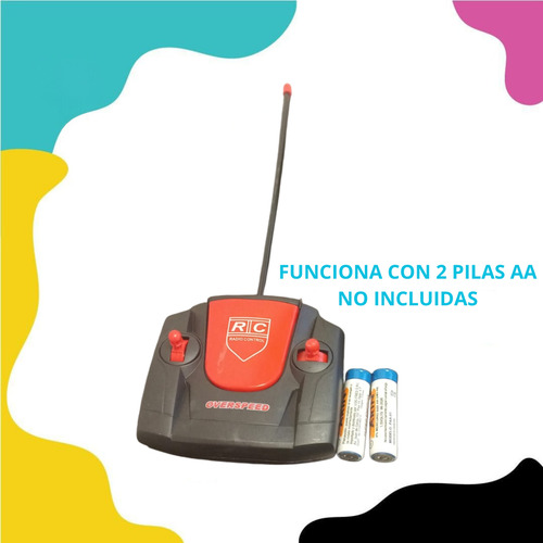 Auto Camioneta Lujo Radio Control Remoto Recarg Juguete Niño Rojo Auto