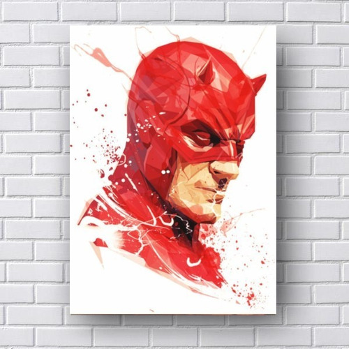 Placa Decorativa Demolidor Daredevil - Geek Série Filmes