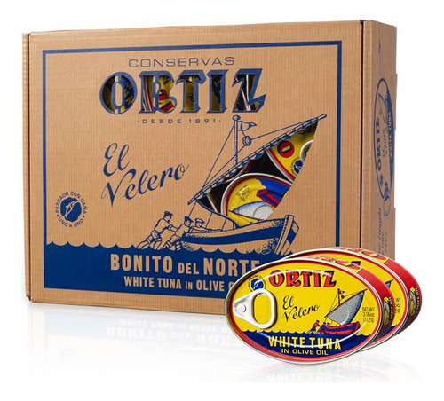 Atún Español En Aceite De Oliva Paquete Regalo 12 Filetes