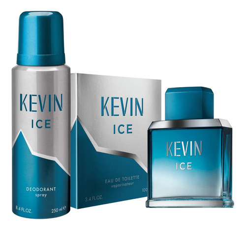 Perfume Hombre Kevin Ice Edt 100ml + Desodorante