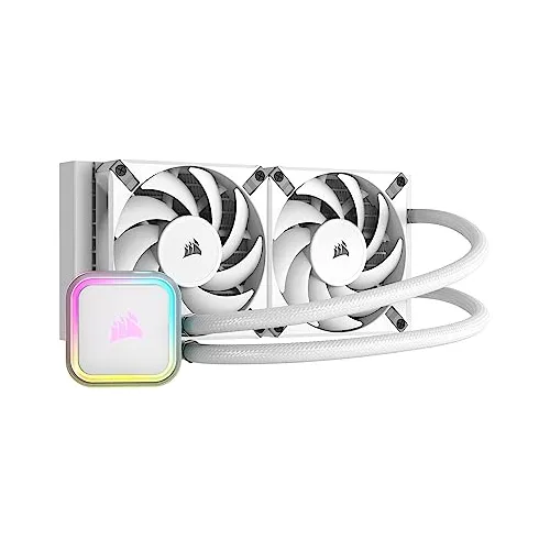 Cooler Cpu Corsair Icue H100i Rgb Elite 240mm Aio - Blanco