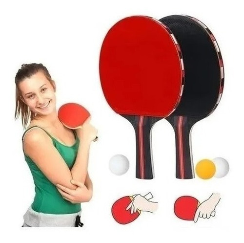 Pack de 10 paletas de ping pong Ak.sport Paleta de ping pong madera