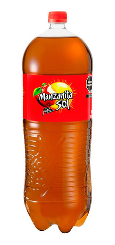 4 Pack Refresco Manzana Manzanita Sol 3 L