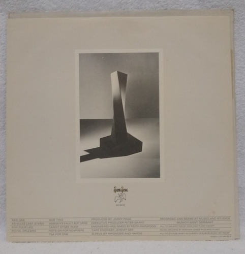 Lp - Led Zeppelin - Presence (c/enc - Ed 1976) - Hrd (Usado)