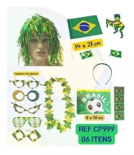 Kit Torcedor Copa do Mundo Exclusivo - Hoje Tem Jogo