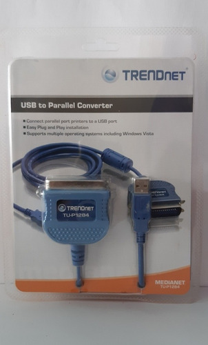 Usb Convertidor A Paralelo Trendnet  Tu-p1284