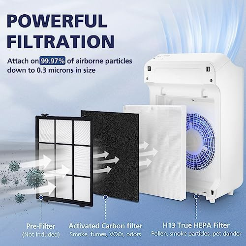C545 H13 Filtro De Repuesto True Hepa S Compatible Con Purif
