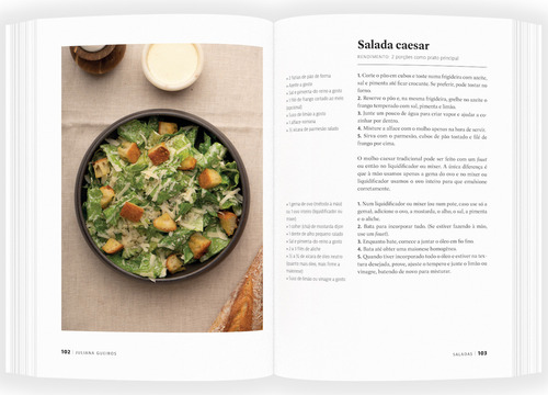 Livro Na cozinha com Juliana Gueiros capa mole 2024
