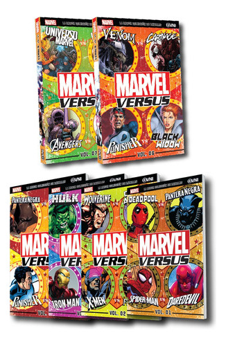 Marvel Versus Clarn Coleccin Comics De 6 Librosytr