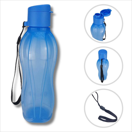 Tupperware - Botella Eco Tupper de 500 ml - Colores: azul