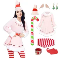 Comprar Buddy The Elf Costume Hombres Mujeres Navidad Elf Adult...