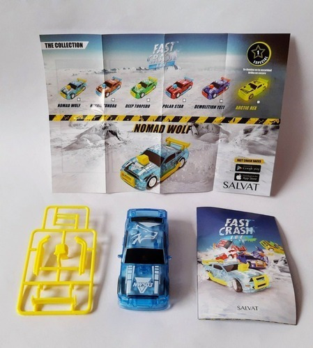 Imagen 2 de 3 de Autitos Fast Crash Ice - Caja X 12 - Auto A Fricción