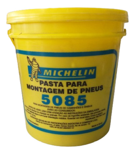 Pasta Lubricante Michelin 3,6kg Para Gomeria Cubierta